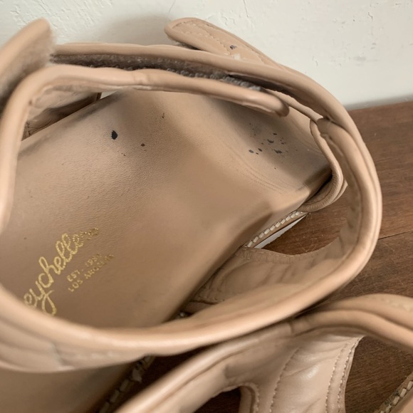 Seychelles New to This Quilted Leather Sandal Nude sz 10 - Picture 10 of 16